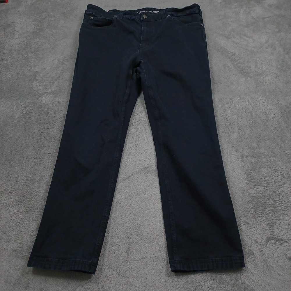 Duluth Jeans Mens 34x28 Black Slim Fit Flex Fire Hose Workwear Casual‎